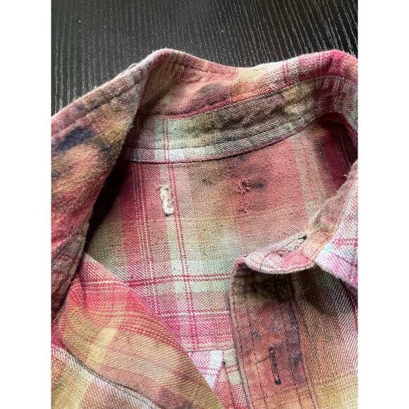 Reworked/upcycled flannel shirt - Picture 7 of 7